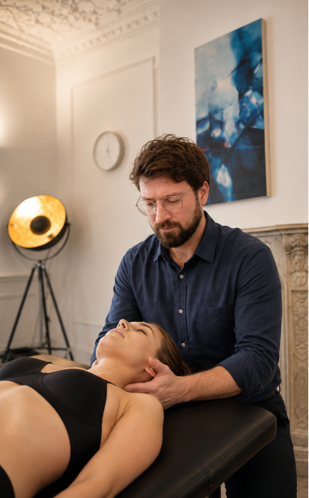 Tom Jomard, ostéopathe D.O. à Bordeaux, en consultation